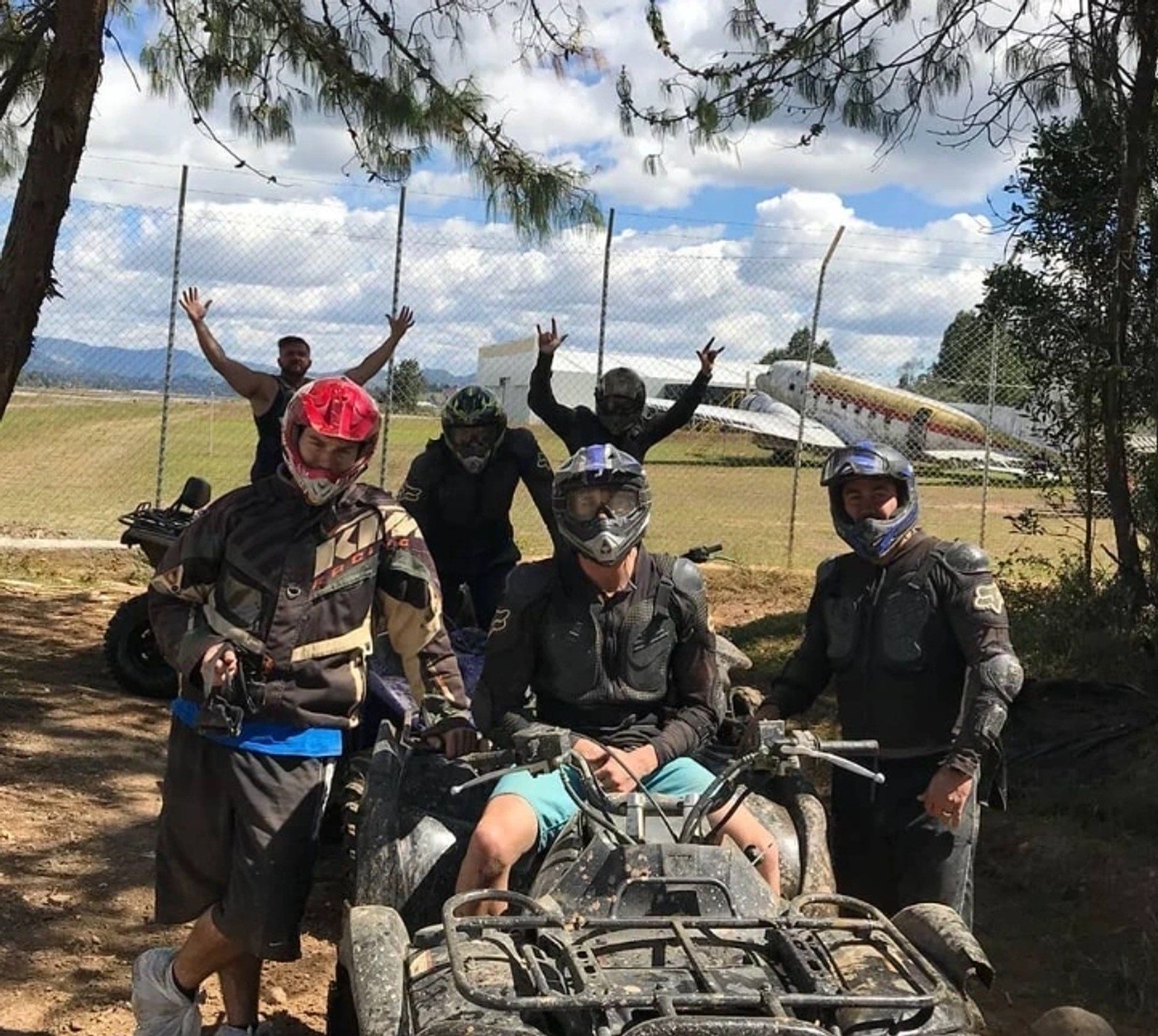 Garrett Gillin traveling abroad with a group of longtime friends